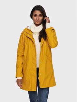 ONLY Γυναίκες Αδιάβροχα Μπουφάν Μπουφάν αδιάβροχο Sally 15206116 Κίτρινο Regular Fit