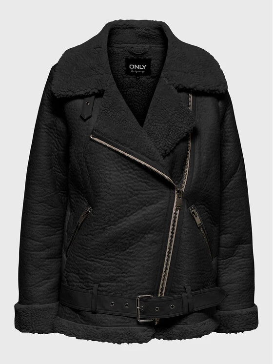 ONLY Γυναίκες Δερμάτινα Μπουφάν Μπουφάν από απομίμηση δέρματος Lis 15259949 Μαύρο Regular Fit 3 ONLY Γυναίκες Δερμάτινα Μπουφάν Μπουφάν από απομίμηση δέρματος Lis 15259949 Μαύρο Regular Fit