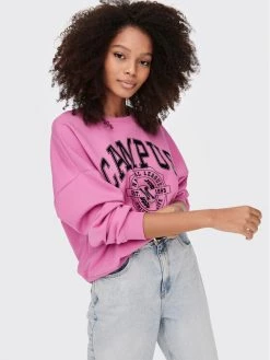 ONLY Γυναίκες Μπλούζες Μπλούζα Ottoline 15274638 Ροζ Relaxed Fit -Φτηνός Only Κατάστημα unnamed file 1037