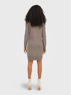 ONLY Γυναίκες Πλεκτά Φορέματα Φόρεμα υφασμάτινο Rica 15275248 Καφέ Slim Fit -Φτηνός Only Κατάστημα unnamed file 1041