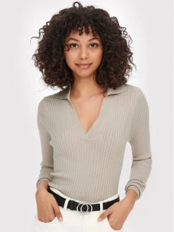 ONLY Γυναίκες Μπλουζάκια Μπλουζάκι Nimone 15267703 Μπεζ Slim Fit -Φτηνός Only Κατάστημα unnamed file 1048