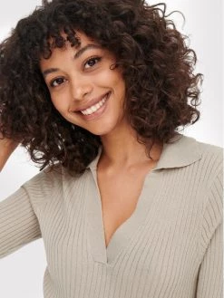 ONLY Γυναίκες Μπλουζάκια Μπλουζάκι Nimone 15267703 Μπεζ Slim Fit -Φτηνός Only Κατάστημα unnamed file 1049