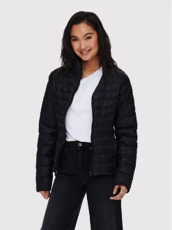 ONLY Γυναίκες Πουπουλένια Μπουφάν Μπουφάν πουπουλένιο Tahoe 15205757 Μαύρο Regular Fit