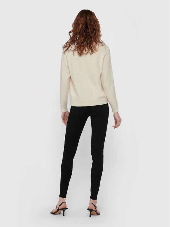 ONLY Γυναίκες Πουλόβερ Lesly 15170427 Μπεζ Loose Fit 5 ONLY Γυναίκες Πουλόβερ Lesly 15170427 Μπεζ Loose Fit - Image 3