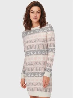 ONLY Γυναίκες Πλεκτά Φορέματα Φόρεμα υφασμάτινο Xmas 15272342 Ροζ Regular Fit -Φτηνός Only Κατάστημα unnamed file 108