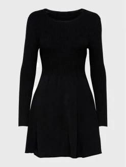 ONLY Γυναίκες Πλεκτά Φορέματα Φόρεμα υφασμάτινο Alma 15185761 Μαύρο Regular Fit -Φτηνός Only Κατάστημα unnamed file 1081