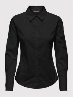 ONLY Γυναίκες Casual Πουκάμισα Πουκάμισο Frida 15270350 Μαύρο Regular Fit