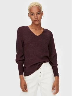 ONLY Γυναίκες Πουλόβερ Atia 15230147 Μπορντό Regular Fit -Φτηνός Only Κατάστημα unnamed file 1121