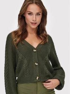 ONLY Γυναίκες Ζακέτες Ζακέτα Rosie 15210622 Πράσινο Regular Fit -Φτηνός Only Κατάστημα unnamed file 1146