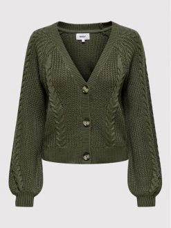 ONLY Γυναίκες Ζακέτες Ζακέτα Rosie 15210622 Πράσινο Regular Fit -Φτηνός Only Κατάστημα unnamed file 1148