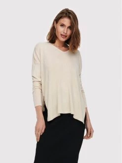 ONLY Γυναίκες Πουλόβερ Amalia 15219642 Μπεζ Regular Fit