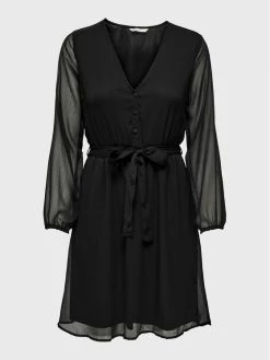 ONLY Γυναίκες Καθημερινά Φορέματα Φόρεμα καθημερινό Cera 15236376 Μαύρο Regular Fit -Φτηνός Only Κατάστημα unnamed file 1203