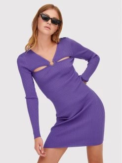 ONLY Γυναίκες Πλεκτά Φορέματα Φόρεμα υφασμάτινο Perla 15272744 Μωβ Slim Fit -Φτηνός Only Κατάστημα unnamed file 1228