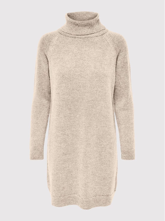 ONLY Γυναίκες Πλεκτά Φορέματα Φόρεμα υφασμάτινο Jada 15274962 Μπεζ Relaxed Fit 3 ONLY Γυναίκες Πλεκτά Φορέματα Φόρεμα υφασμάτινο Jada 15274962 Μπεζ Relaxed Fit