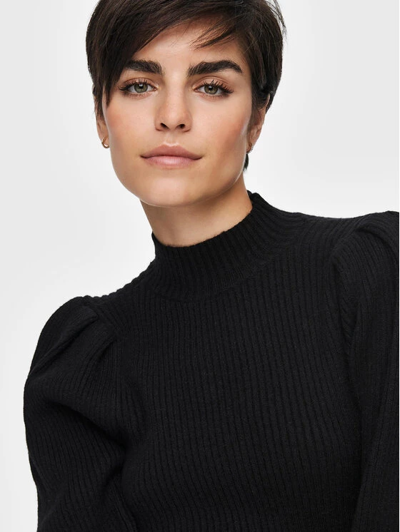 ONLY Γυναίκες Πουλόβερ Katia 15232494 Μαύρο Regular Fit 6 ONLY Γυναίκες Πουλόβερ Katia 15232494 Μαύρο Regular Fit - Image 4