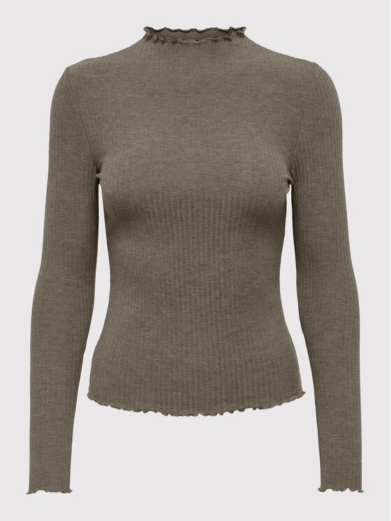 ONLY Γυναίκες Μπλουζάκια Μπλουζάκι Emma 15180040 Καφέ Slim Fit 8 ONLY Γυναίκες Μπλουζάκια Μπλουζάκι Emma 15180040 Καφέ Slim Fit - Image 6