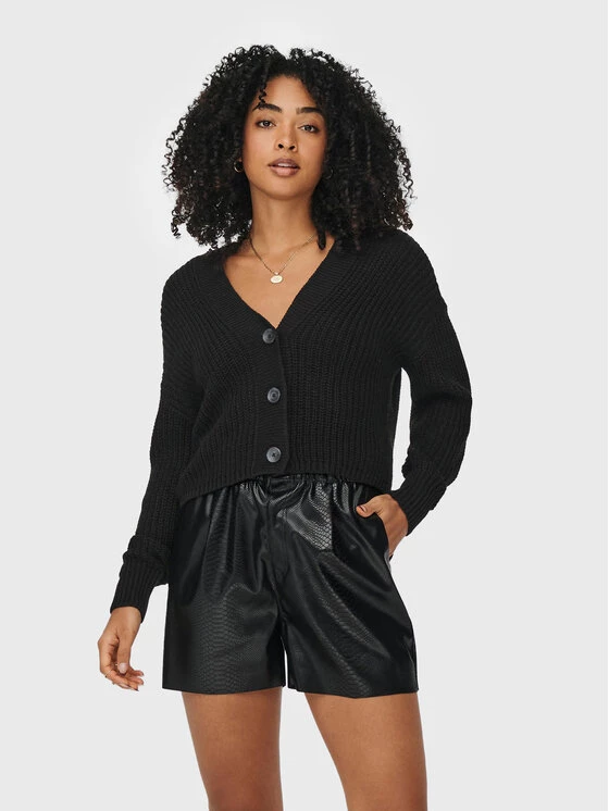 ONLY Γυναίκες Ζακέτες Ζακέτα Carol 15211521 Μαύρο Relaxed Fit 3 ONLY Γυναίκες Ζακέτες Ζακέτα Carol 15211521 Μαύρο Relaxed Fit