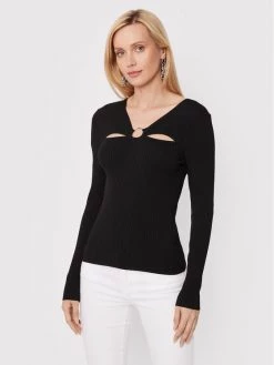 ONLY Γυναίκες Μπλουζάκια Μπλουζάκι Perla 15272748 Μαύρο Slim Fit