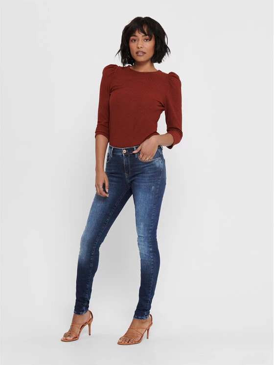 ONLY Γυναίκες Τζιν Shape 15159137 Σκούρο μπλε Skinny Fit 4 ONLY Γυναίκες Τζιν Shape 15159137 Σκούρο μπλε Skinny Fit - Image 2