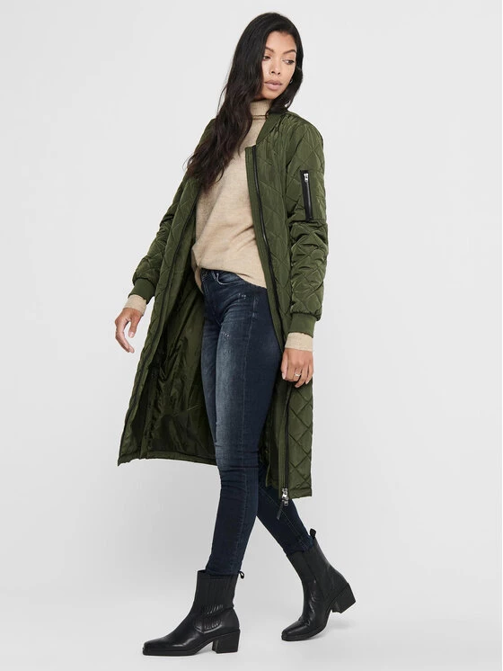 ONLY Γυναίκες Μεταβατικά Μπουφάν Μπουφάν μεταβατικό Jessica 15208402 Πράσινο Regular Fit 4 ONLY Γυναίκες Μεταβατικά Μπουφάν Μπουφάν μεταβατικό Jessica 15208402 Πράσινο Regular Fit - Image 2
