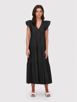 ONLY Γυναίκες Καλοκαιρινά Φορέματα Φόρεμα καλοκαιρινό Lindsey 15256487 Μαύρο Regular Fit