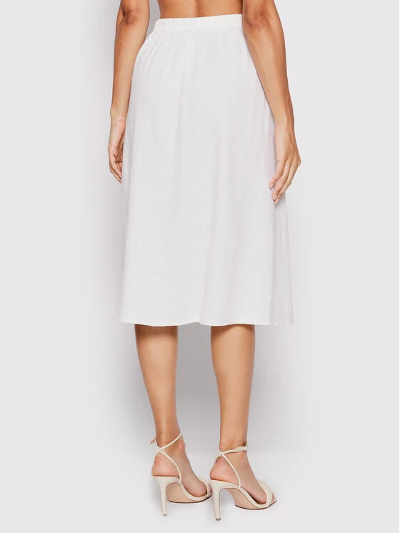 ONLY Γυναίκες Φούστα Midi Caro 15255151 Λευκό Regular Fit 5 ONLY Γυναίκες Φούστα Midi Caro 15255151 Λευκό Regular Fit - Image 3