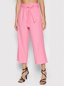 ONLY Γυναίκες Παντελόνες Παντελόνα Caro 15255128 Ροζ Regular Fit