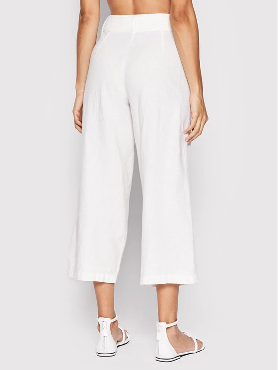 ONLY Γυναίκες Παντελόνες Παντελόνα Caro 15255128 Λευκό Relaxed Fit 5 ONLY Γυναίκες Παντελόνες Παντελόνα Caro 15255128 Λευκό Relaxed Fit - Image 3