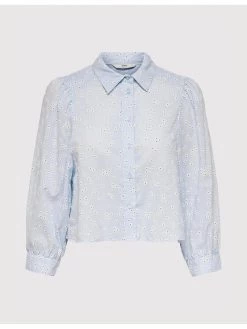 ONLY Γυναίκες Casual Πουκάμισα Πουκάμισο Tilde 15260406 Μπλε Regular Fit -Φτηνός Only Κατάστημα unnamed file 1434