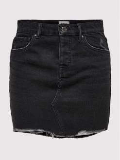 ONLY Γυναίκες Mini Φούστα τζιν Sky 15170554 Μαύρο Regular Fit -Φτηνός Only Κατάστημα unnamed file 1447