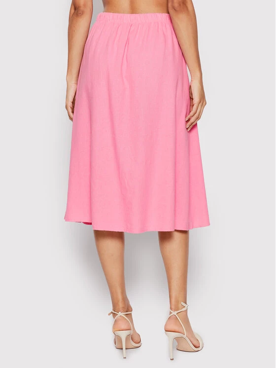 ONLY Γυναίκες Φούστα Midi Caro 15255151 Ροζ Regular Fit 5 ONLY Γυναίκες Φούστα Midi Caro 15255151 Ροζ Regular Fit - Image 3