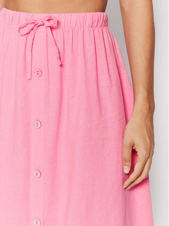 ONLY Γυναίκες Φούστα Midi Caro 15255151 Ροζ Regular Fit 6 ONLY Γυναίκες Φούστα Midi Caro 15255151 Ροζ Regular Fit - Image 4