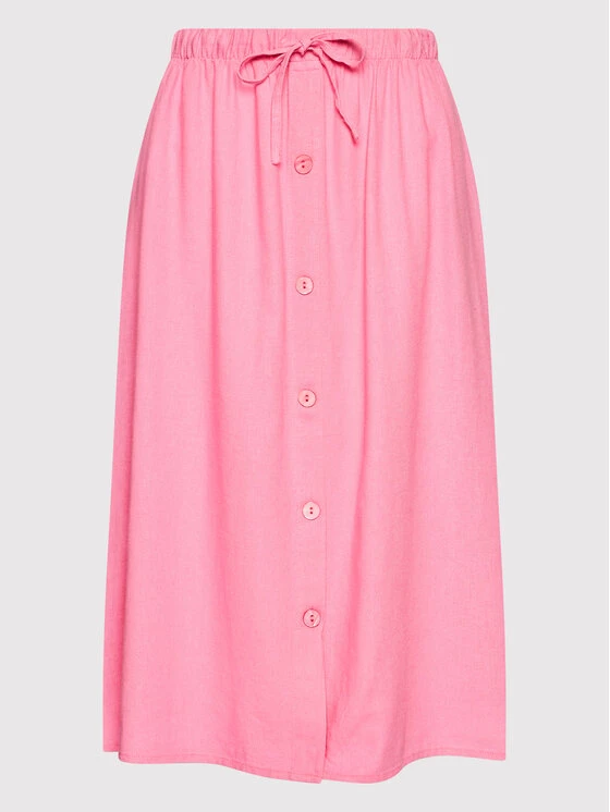 ONLY Γυναίκες Φούστα Midi Caro 15255151 Ροζ Regular Fit 7 ONLY Γυναίκες Φούστα Midi Caro 15255151 Ροζ Regular Fit - Image 5