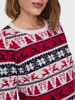 ONLY Γυναίκες Πλεκτά Φορέματα Φόρεμα υφασμάτινο Xmas 15272342 Έγχρωμο Regular Fit -Φτηνός Only Κατάστημα unnamed file 155