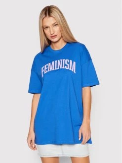 ONLY Γυναίκες T-shirts T-Shirt Stina 15259043 Μπλε Oversize