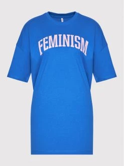 ONLY Γυναίκες T-shirts T-Shirt Stina 15259043 Μπλε Oversize -Φτηνός Only Κατάστημα unnamed file 1578