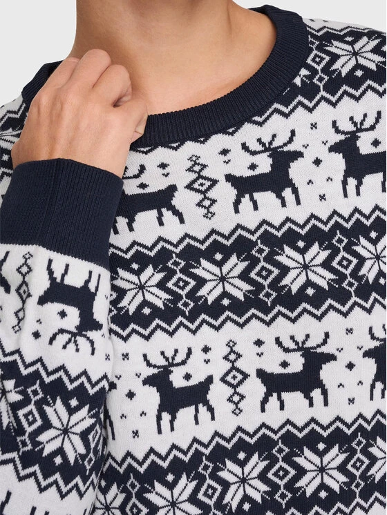 ONLY Γυναίκες Πουλόβερ Xmas 15272148 Σκούρο μπλε Regular Fit 7 ONLY Γυναίκες Πουλόβερ Xmas 15272148 Σκούρο μπλε Regular Fit - Image 5