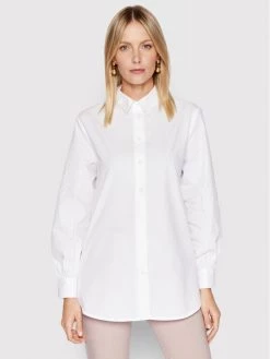 ONLY Γυναίκες Casual Πουκάμισα Πουκάμισο Nora 15227677 Λευκό Relaxed Fit