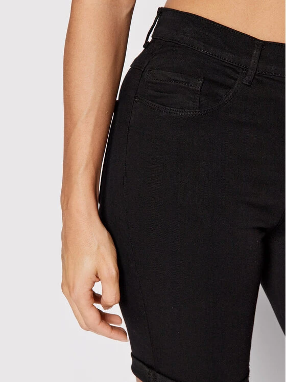 ONLY Γυναίκες Τζιν Σορτς Τζιν σορτσάκια Rain 15176847 Μαύρο Skinny Fit 6 ONLY Γυναίκες Τζιν Σορτς Τζιν σορτσάκια Rain 15176847 Μαύρο Skinny Fit - Image 4