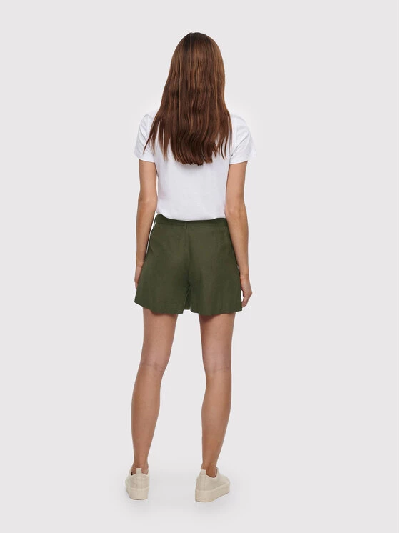 ONLY Γυναίκες Υφασμάτινα Σορτς Σορτς υφασμάτινο Viva 15199801 Πράσινο Regular Fit 5 ONLY Γυναίκες Υφασμάτινα Σορτς Σορτς υφασμάτινο Viva 15199801 Πράσινο Regular Fit - Image 3