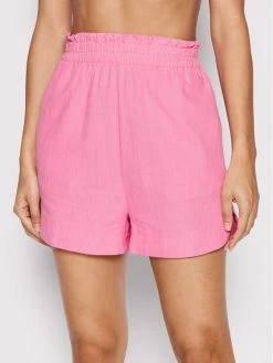 ONLY Γυναίκες Υφασμάτινα Σορτς Σορτς υφασμάτινο Caro 15255123 Ροζ Regular Fit