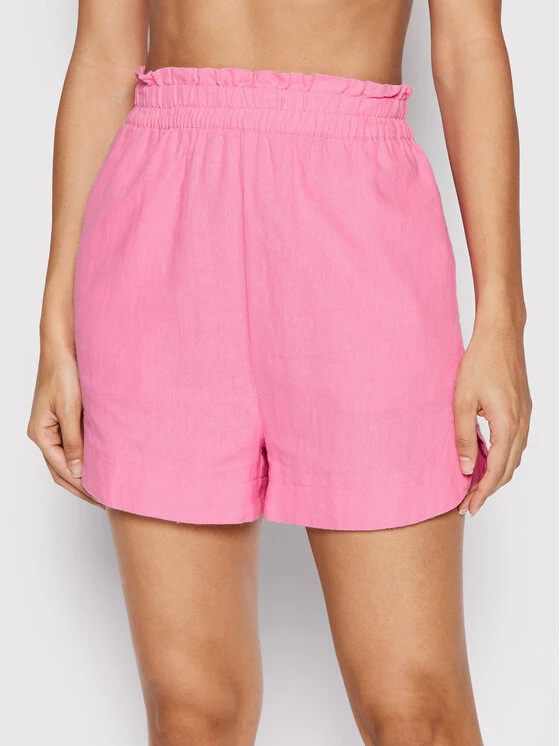 ONLY Γυναίκες Υφασμάτινα Σορτς Σορτς υφασμάτινο Caro 15255123 Ροζ Regular Fit 3 ONLY Γυναίκες Υφασμάτινα Σορτς Σορτς υφασμάτινο Caro 15255123 Ροζ Regular Fit