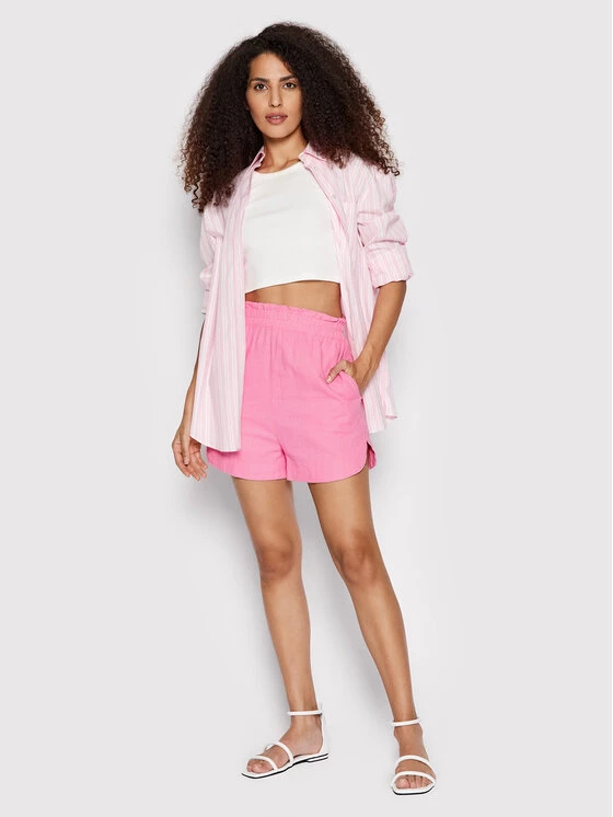 ONLY Γυναίκες Υφασμάτινα Σορτς Σορτς υφασμάτινο Caro 15255123 Ροζ Regular Fit 4 ONLY Γυναίκες Υφασμάτινα Σορτς Σορτς υφασμάτινο Caro 15255123 Ροζ Regular Fit - Image 2