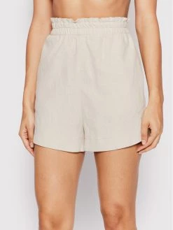ONLY Γυναίκες Υφασμάτινα Σορτς Σορτς υφασμάτινο Caro 15255123 Μπεζ Regular Fit
