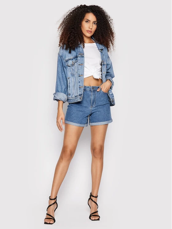 ONLY Γυναίκες Τζιν Σορτς Τζιν σορτσάκια Vega 15230571 Μπλε Regular Fit 4 ONLY Γυναίκες Τζιν Σορτς Τζιν σορτσάκια Vega 15230571 Μπλε Regular Fit - Image 2