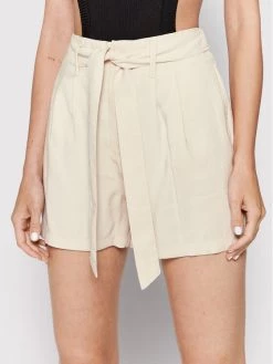 ONLY Γυναίκες Υφασμάτινα Σορτς Σορτς υφασμάτινο Mago 15227658 Μπεζ Regular Fit