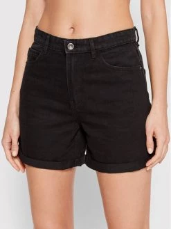 ONLY Γυναίκες Τζιν Σορτς Τζιν σορτσάκια Vega 15230571 Μαύρο Mom Fit