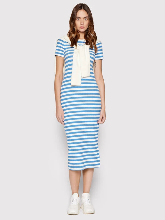 ONLY Γυναίκες Καθημερινά Φορέματα Φόρεμα καθημερινό Nella 15258052 Μπλε Slim Fit 4 ONLY Γυναίκες Καθημερινά Φορέματα Φόρεμα καθημερινό Nella 15258052 Μπλε Slim Fit - Image 2