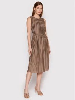 ONLY Γυναίκες Καθημερινά Φορέματα Φόρεμα καλοκαιρινό Elema 15201887 Καφέ Regular Fit