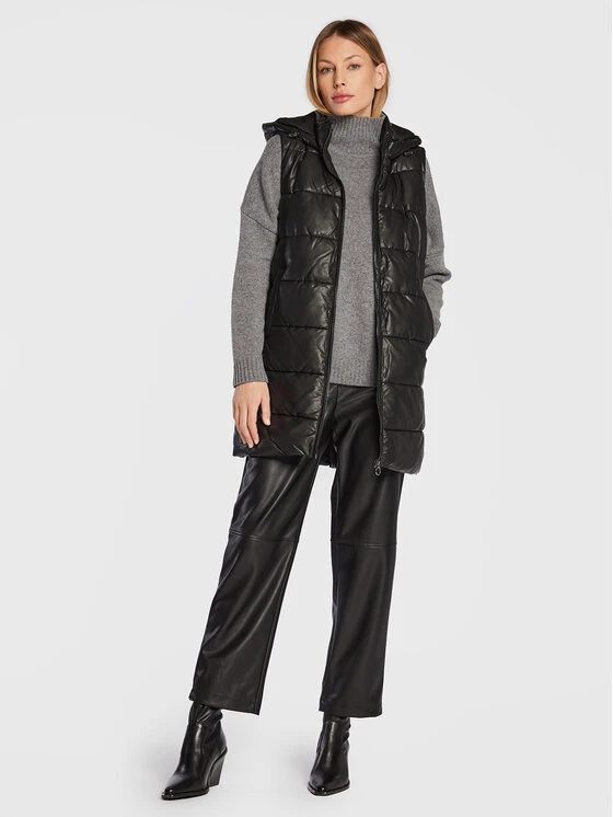 ONLY Γυναίκες Γιλέκα Γιλέκο Anja 15261497 Μαύρο Regular Fit 4 ONLY Γυναίκες Γιλέκα Γιλέκο Anja 15261497 Μαύρο Regular Fit - Image 2